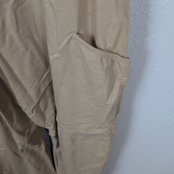 New Unbranded‎ Beige Hot Shot One Piece Jumpsuit Size XXL 2XL Women's NWT Boho 3 - Picture 3 of 4